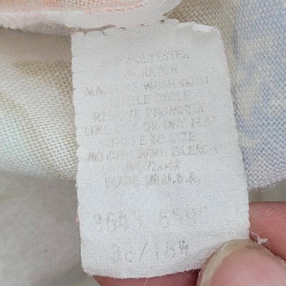 Wentworth Gallery Vintage 80s Pastel Floral Lolita Single Breasted Blazer Jacket - Picture 12 of 13